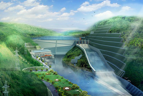 花溪老挝南塔河1号水电站项目